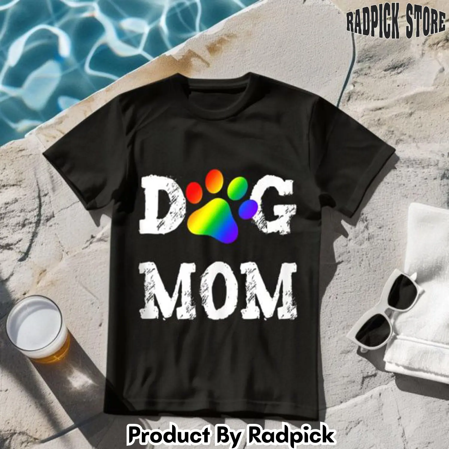 Lesbian dog mom lgbt tshirt rp2636639